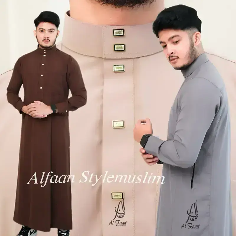 baju jubah pria modern