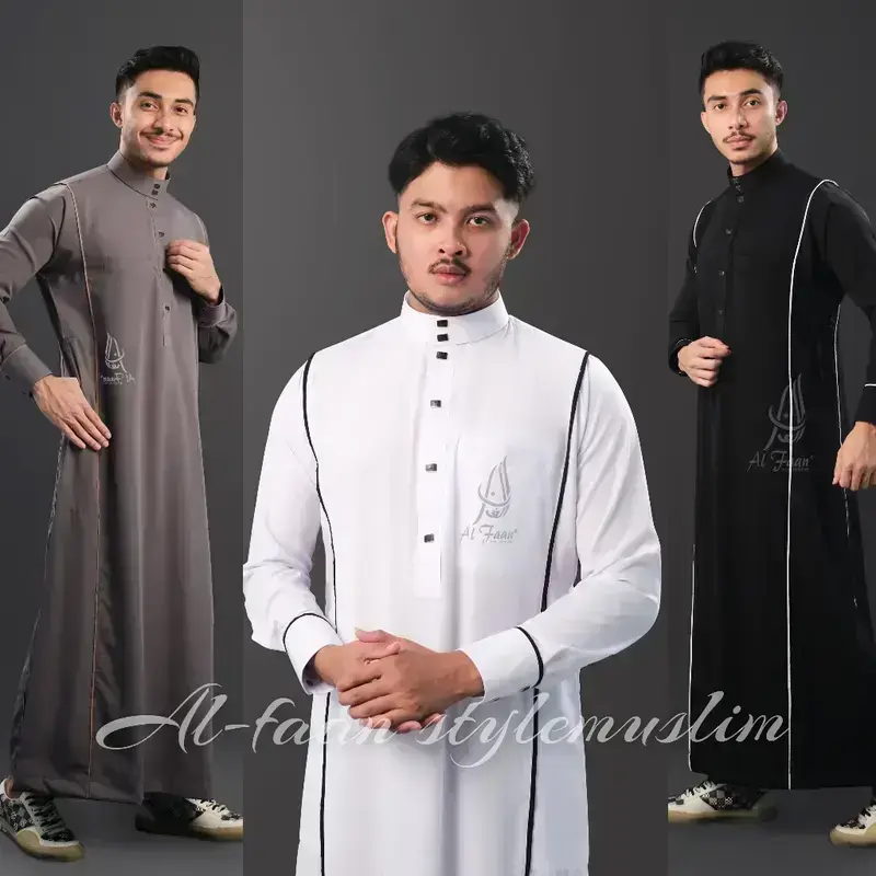 baju jubah pria modern