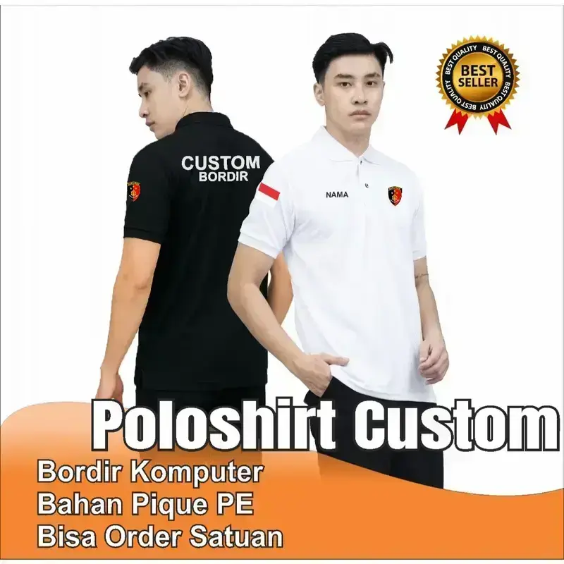 baju kaos pria berkerah