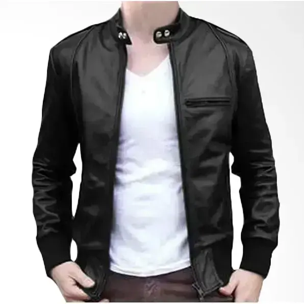 jaket kulit asli pria